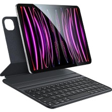 MSP Ipad Pro 4.nesil 11" Inç (M2 Çipli) ile Uyumlu Case Magic Keyboard Folio Utra Slim Klavyeli Tablet Kılıf