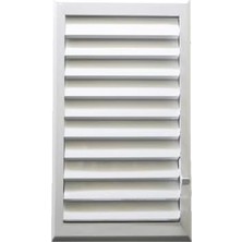 MSP Menfez Banyo Wc Havalandırma Panjuru Alüminyum Sineklik Telli Beyaz Renkli (25X45 Cm)