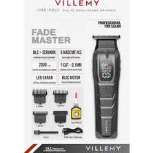 MSP Profesyonel Saç Kesme, Sakal ve Ense Tıraş Makinesi Bldc Motor T-Cut 0.1 mm Dlc Bıçak