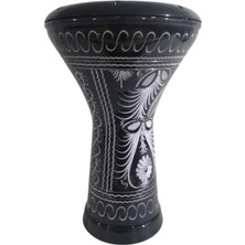 MSP Mısır Darbuka Siyah Işlemeli