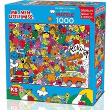 MSP Games 1000 Parçalık Mr. Men Little Miss Puzzle/yapboz