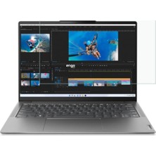 aklow akyoleticaret Lenovo Yoga Slim 6 14 Inç ile Uyumlu Ekran Koruyucu, 9h Temperli Kırılmaz Esnek Nano Cam, Çizilmeye ve Darbeye Dayanıklı, Hd Şeffaf