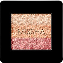 MSP Dokulu, Dökülme Yapmayan 3 Renkli Göz Farı Triple Shadow No.19 (Love Charm)