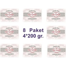 MSP Paket Hacı Şakir Hamam Keyfi Saf Sabun 200 gr x 4'lü