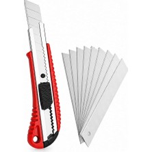 MSP Metal Falçata (Maket Bıçağı) ve 10 Adet Yedek Bıçak (1 Adet Maket Bıçağı + 10 Adet Yedeği)