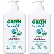 MSP Clean Organik Portakal Yağlı Bitkisel Likit El Sabunu 500 ml 2'li