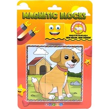 MSP Blok Çift Taraflı 9 Parçalı Mıknatıslı Puzzle 2 Görsel Köpek-Eşek