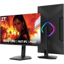 MSP Lunis L60 27'' 280Hz 0.5ms Fast IPS Fhd Rgb Pivot Gaming Monitör (Sıfır Ölü Piksel Garantili)