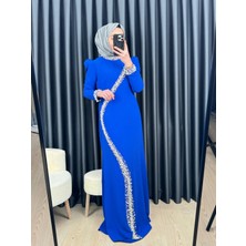 Perfect Mega Store New Elegans Taş Detaylı Abiye ELBISE-2431