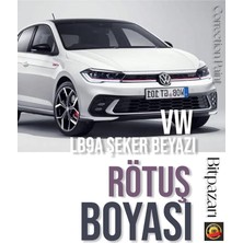 MSP Market Vw Polo, Golf - LB9A - Şeker Beyazı - Profesyonel Rötüş Boyası 25ML, LB9APOLO