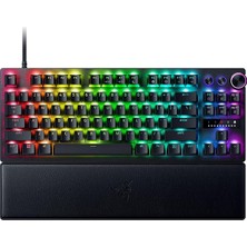 MSP Huntsman V3 Pro Tenkeyless - Sayısal Tuş Takımsız Analog Optik E-Spor Klavye - Razer Snap Tap & Hızlı Yangın Tetikleyici (Kontrol Cihazı, Pbt Tuş Başlıkları) Abd Düzeni | Siyah