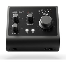 MSP Ses Arabirimi Id4 Mkıı, Class A Konsol Mikrofon Ön Amplifikatör (Yüksek Hızlı Usb-C, Monitör Karışımı ve Monitör Panning Fonksiyonu, 2 Kulaklık Çıkışı, Mac/pc/ios Uyumlu), Siyah, Id Mkıı
