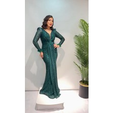 Perfect Mega Store New Elegans Tamamı Payet Detaylı Abiye ELBISE-020