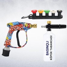 MSP Karcher K Serisi Ile Uyumlu 5 Nozzle Set Basınçlı Araç Yıkama Tabancası Seti Basınçlı Yıkama Makinesi Bear