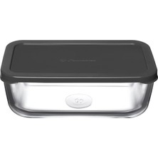 MSP Snow Box Saklama Kabı 1225 cc Plastik Gri Kapaklı