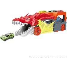 MSP Wheels Fırlatıcı ve Taşıyıcı Ejderha Hot Wheels™ Şehri Fırlatıcı ve Taşıyıcı Ejderha, Ağzından Araba Püskürtür, 3 Yaş ve Üzeri Çocuklar Için Hediye GTK42