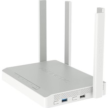 MSP Titan AX3200 Mesh Wifi 6 Multi-Gigabit Router Çift Çekirdek Arm Cpu Işlemci 5-Port Gigabit ve 1-Port 2.5 Gigabit Yönetilebilir Fiber Destekli Router USB 2.0 ve Yüksek Hızlı USB 3.0 Portu