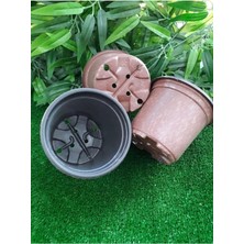 MSP Saksı 10 Adet 13X10 cm 0,90 Lt Plastik Saksı Ucuz Saksı Fide Üretim Saksısı Fide Saksısı
