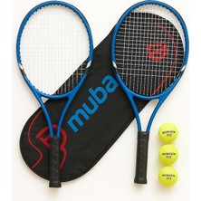 MSP Set 27 Inç Yetişkin Tenis Raketi Seti 2 Raket 2 Çanta 3 Top L2 Grip 68 cm Çok Renkli Tek Ebat