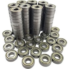 MSP Magnet 50 Adet 608ZZ Rulman - Metal Mühürlü Çok Amaçlı Bilye Rulman - 8X22X7 Ölçülerinde