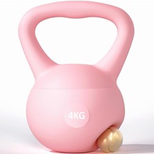 MSP 4kg Soft Kettlebell Yumuşak Tabanlı Metal Kumlu Ses Yapmaz Darbeye Dayanıklı Çift El Ağırlık