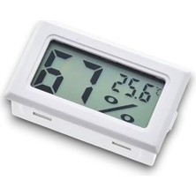 MSP LCD Dijital Elektronik Beyaz Termometre Higrometre Sıcaklık Nem Ölçer (Kablosuz)