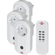MSP Comfort Line Uzaktan Kumandalı 3 Adet Tekli Priz