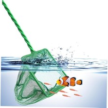 MSP Akvaryum Balık Kepçesi – Yeşil Dayanıklı Naylon File & Plastik Saplı El Kepçesi – Akvaryum Balıkları ve Karidesler Için Hafif & Kompakt Balık Ağı