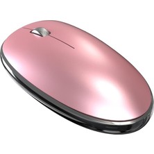 MSP Business Pro Sessiz Kablosuz Şarjlı Kompakt Mouse - Rose Gold