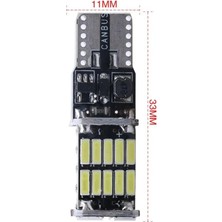 MSP Dipsiz Canbus 26 LED Park LED Geri Vites Ampulü Çok Güçlü Beyaz Işık 2 Adet