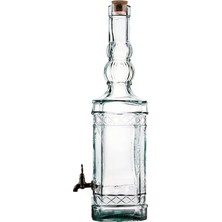 MSP Miguel Musluklu Köşeli Yağ Şişesi 3.5 Litre