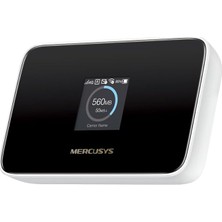 MSP MT115 | 4g Lte Mobil Wi-Fi 6 Taşınabilir Modem | 150 Mbps 4g Hızı | 2400 Mah Pil ile 10 Saat Kullanım | Bilgi Ekranlı | 10 Cihaz Desteği | Sım Girişli Cep Wi-Fi | Mercusys App Kontrol
