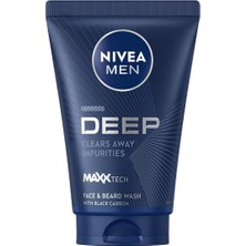 MSP Men Erkek Yüz ve Sakal Temizleme Jeli Deep Dimension 100 Ml,nemlendirici,yağ Arındırıcı,aktif Karbon,gün Boyu Ferahlık