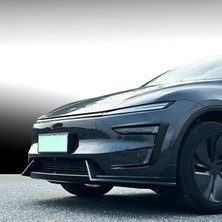 MSP Model Y Juniper (2025+) Uyumlu Ön Tampon Sis Farı Kaşı Kaplama Seti (4 Parça) (Mat Siyah)