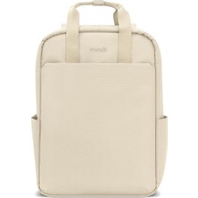 MSP MCE-1524 Nova Eco Çevre Dostu Laptop Sırt Çantası 15.6 Inç, Ykk Fermuarlı Bilgisayar Sırt Çantası, Kadın ve Erkek Günlük Sırt Çantası, Okul ve Iş Sırt Çantası, Latte