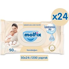 aklow akyoleticaret Izotonik Sulu Islak Mendil Yenidoğan 1200 Adet