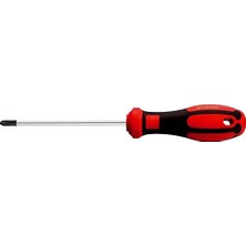aklow akyoleticaret C/plus Yıldız Uçlu Tornavida, Ph2 x 100 Mm, Kırmızı/siyah