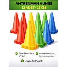 MSP Antrenman Hunisi Seti, 12 Adet, 23 Cm, Çok Renkli, Dayanıklı Plastik