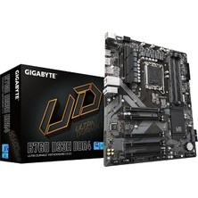 MSP B760 DS3H Ddr4 LGA1700 Ddr4 5333MHZ(OC) Pcıe 4.0 M.2 Nvme Gigabit Lan USB 3.2 Atx Anakart