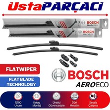 MSP Peugeot 508 ile Uyumlu 2010-2018 Aeroeco Silecek Takımı