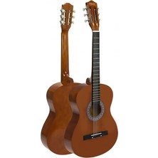 MSP CG-270BRW Brown Renk Klasik Gitar 4/4 Yetişkin Boy Sap Ayarlı Full Set