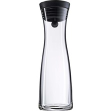 MSP Basic Cam Sürahi, 1 L, Silikon Kapaklı, Closeup® Kapak Sistemli, Cam Su Sürahisi