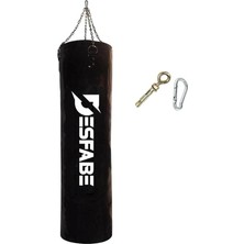 MSP Star 120X32 cm Zincirli Boks Kum Torbası Siyah+Askı Aparatı