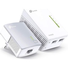 MSP TL-WPA4220KIT 300MBPS AV600 Wi-Fi Powerline Extender Başlangıç Kiti, Kablosuz Menzil Genişletici
