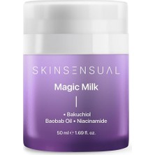 MSP Sensual Magic Milk 3-In-1 50 ml | Baz & Nemlendirici & Maske | Bakuchiol & Baobab Oil & Niacinamide