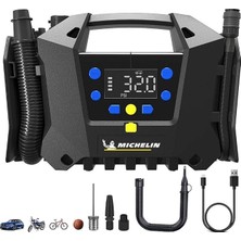 MSP MC34259 11.1VOLT/2.5AH. Li-Ion 120PSI Ayarlanabilir Dijital Basınç Göstergeli Şarjlı Lastik & Yatak Şişirme Pompası