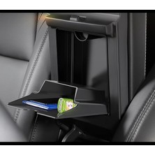 MSP Parts Tesla Model Y 3 Kolçak (Kol Dayama) Gizli Saklama Kutusu(Geliştirilmiş Versiyon- V2)