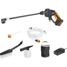 MSP WG620E.2 20VOLT 2.0AH. Li-Ion 24 Bar Basınçlı Yıkama Tabancası + 4 Parça Yıkama Seti