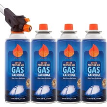 MSP 4 Adet 227 gr Gaz Kartuş + Pürmüzlü Kamp Seti