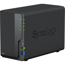 MSP DS223 2 Yuvalı Disk Istasyonu Nas (Realtek RTD1619B Quad-Core 2gb Ram 1xrj-45 1gbe Lan Bağlantı Noktası), Siyah